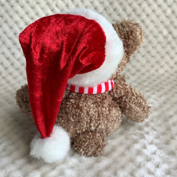 SEARS Vintage 2000 Plush Kringle Christmas Bear Red Hat Scarf Stuffed Animal Toy - Picture 3 of 16